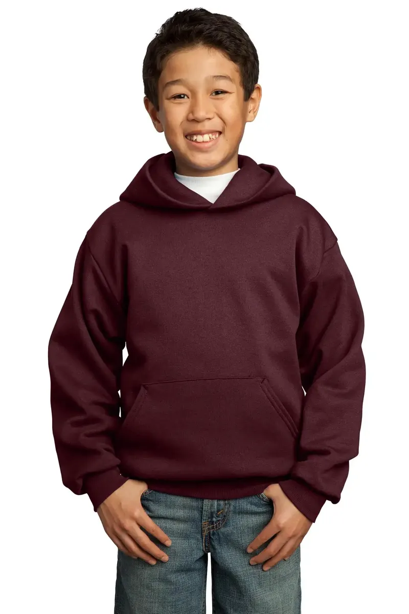 Port & Co Youth Core Fleece Pullover Hooded Sweatshirt.  PC90YH - additional view 14