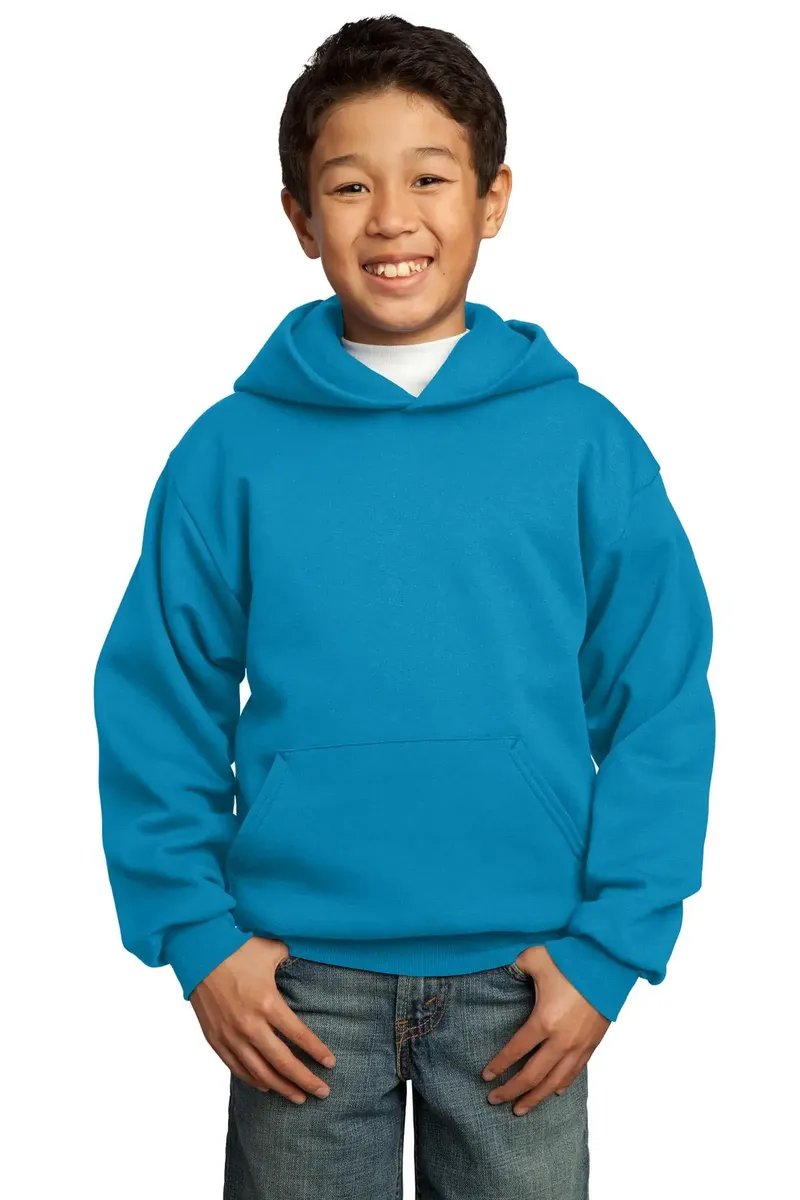 Port & Co Youth Core Fleece Pullover Hooded Sweatshirt.  PC90YH - additional view 16