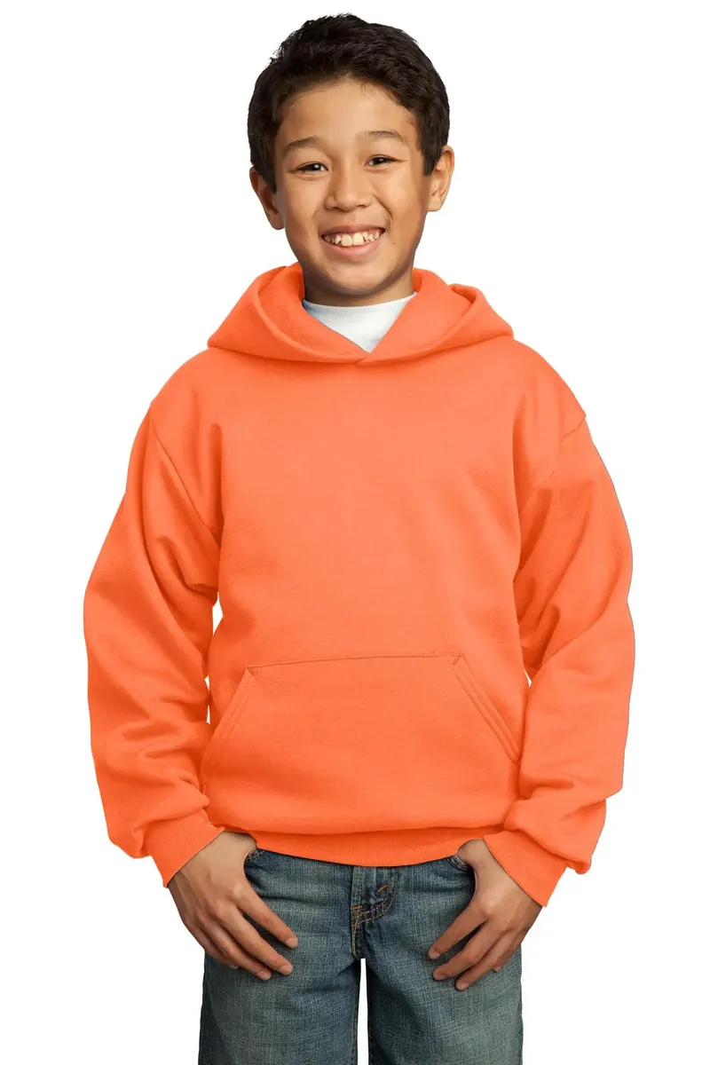 Port & Co Youth Core Fleece Pullover Hooded Sweatshirt.  PC90YH - additional view 9