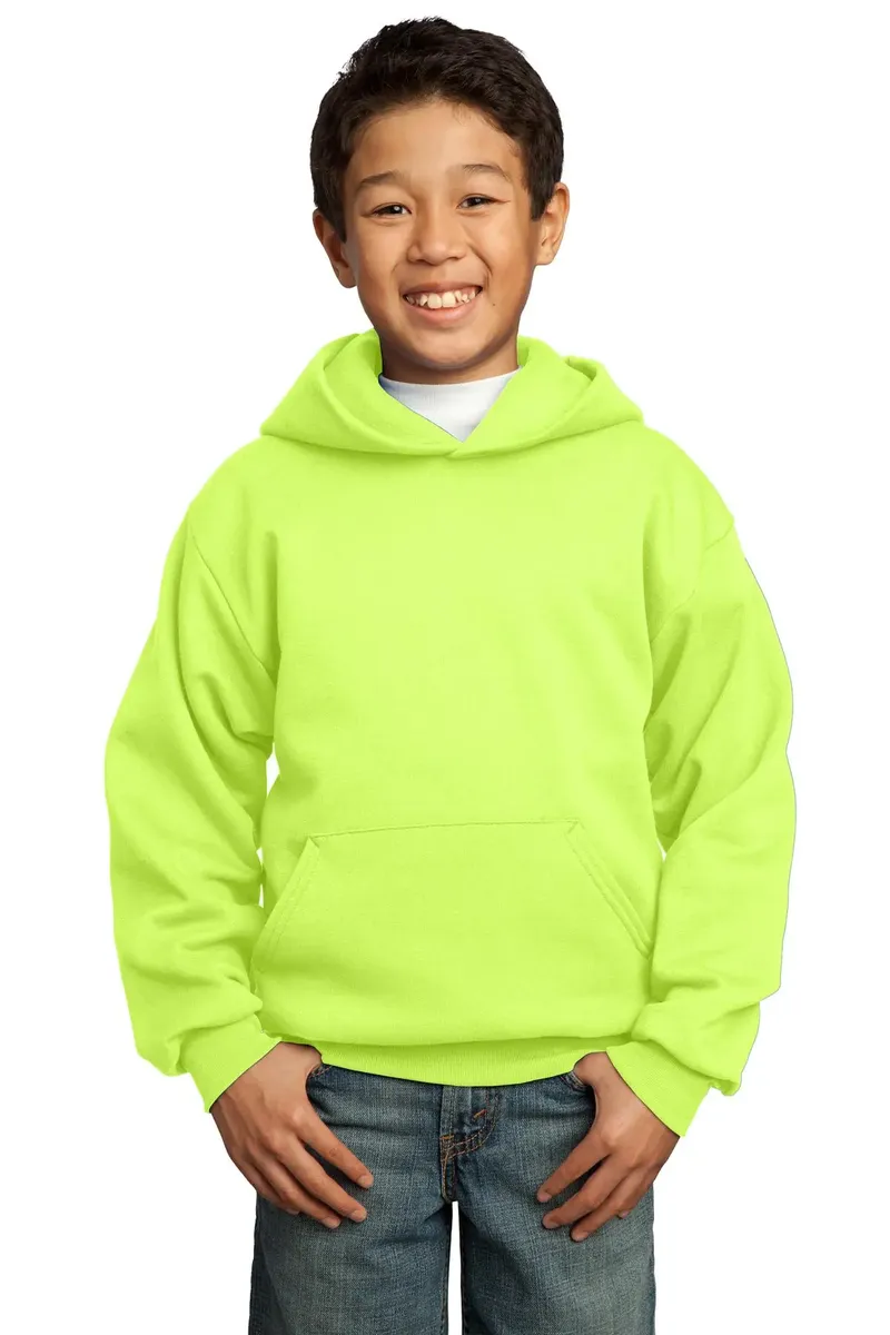 Port & Co Youth Core Fleece Pullover Hooded Sweatshirt.  PC90YH - additional view 13
