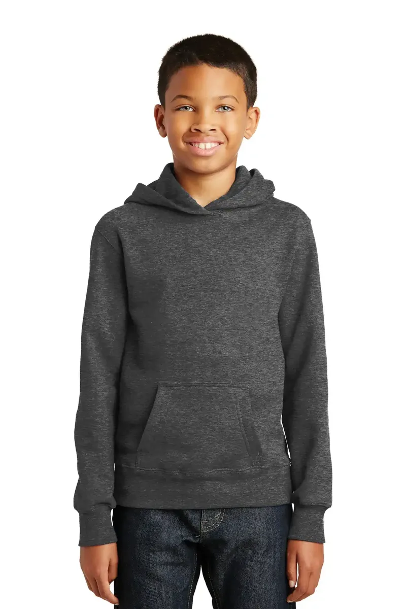 Port & Co Youth Fan Favorite Fleece Pullover Hooded Sweatshirt. PC850YH - additional view 1