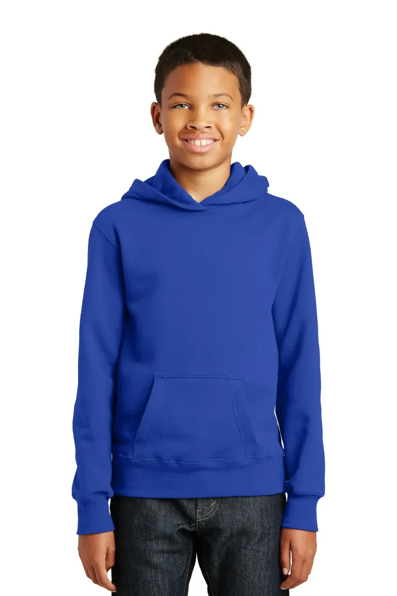 Port & Co Youth Fan Favorite Fleece Pullover Hooded Sweatshirt. PC850YH - additional view 4
