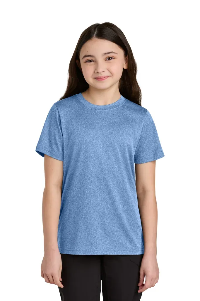 Port & Co Youth Heather Performance Tee PC390Y - additional view 5