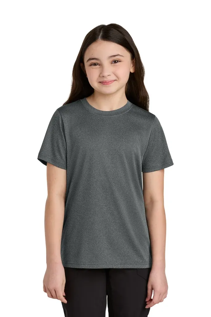 Port & Co Youth Heather Performance Tee PC390Y - additional view 4