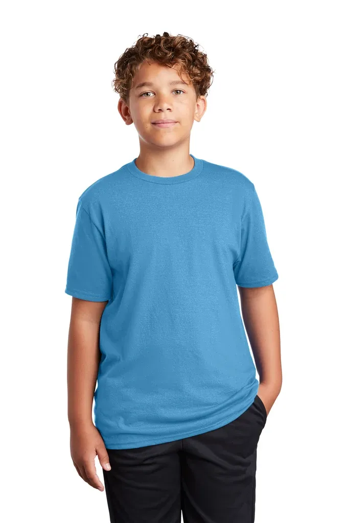 Port & Co Youth Performance Blend Tee. PC381Y - additional view 3