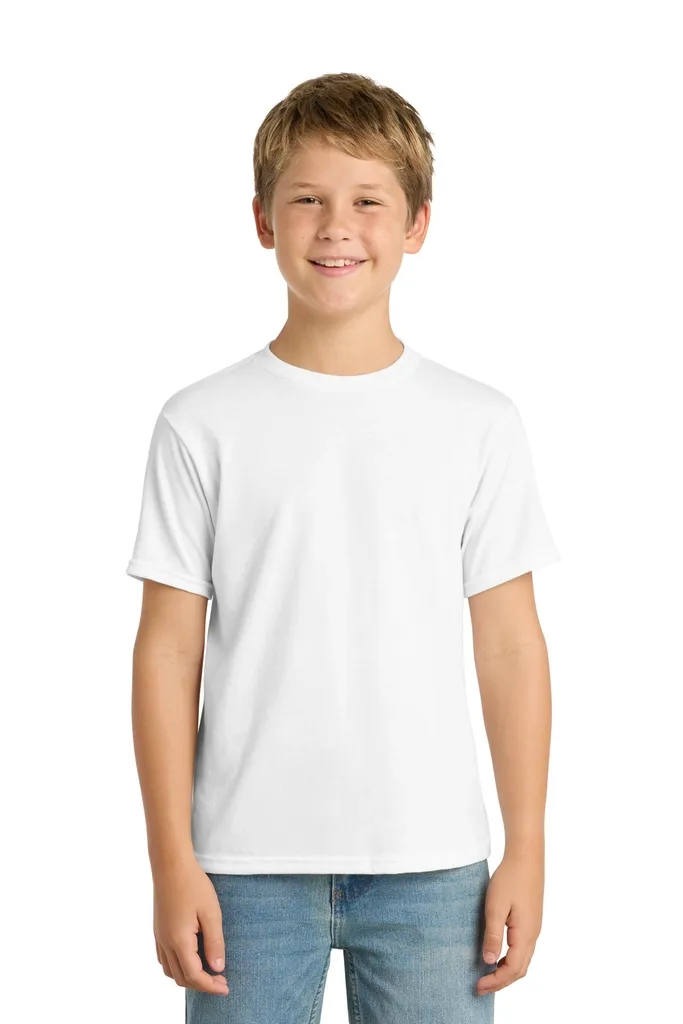 Port & Co Youth Performance Blend Tee. PC381Y - additional view 2
