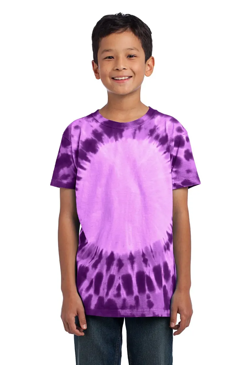 Port & Co Youth Window Tie-Dye Tee. PC149Y