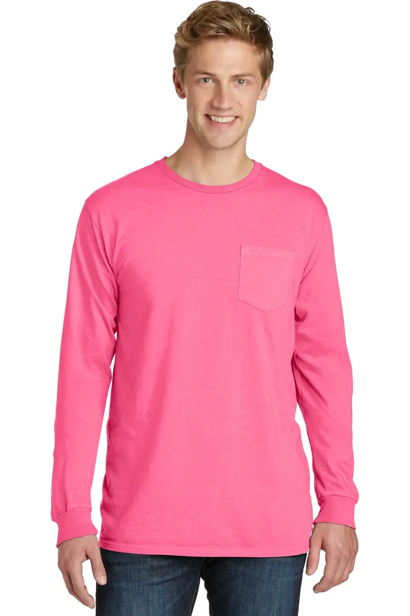Port & Company® Beach Wash® Garment-Dyed Long Sleeve Pocket Tee  PC099LSP - additional view 12