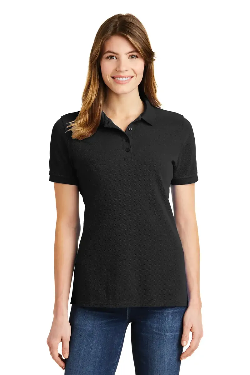 Port & Company® Ladies Combed Ring Spun Pique Polo. LKP1500 - additional view 1