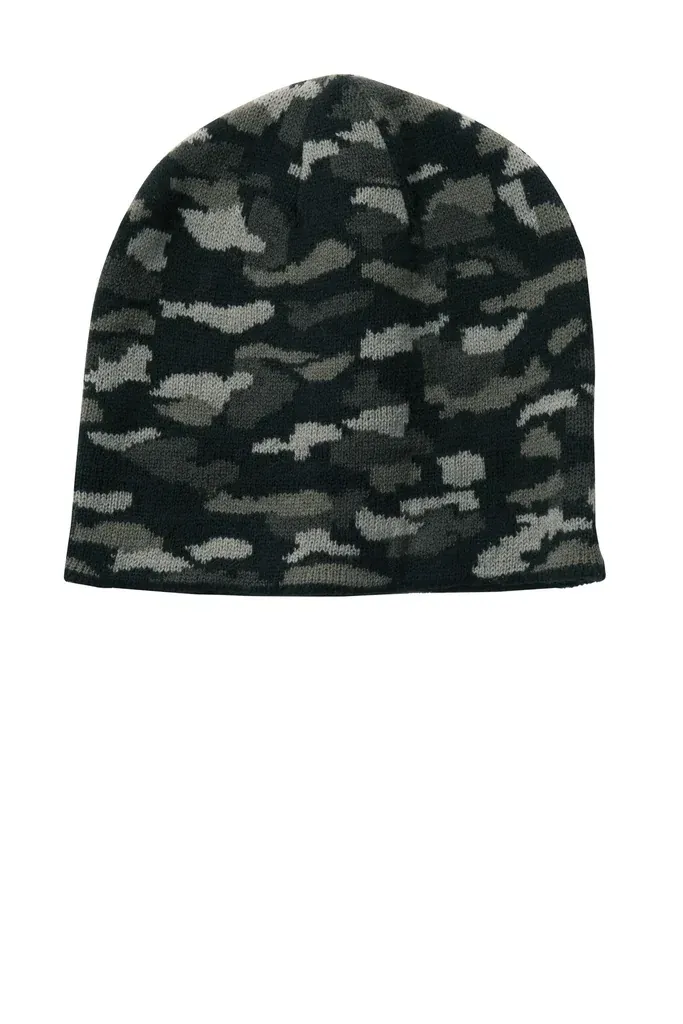 Port & Company®Camo Beanie Cap. CP91C
