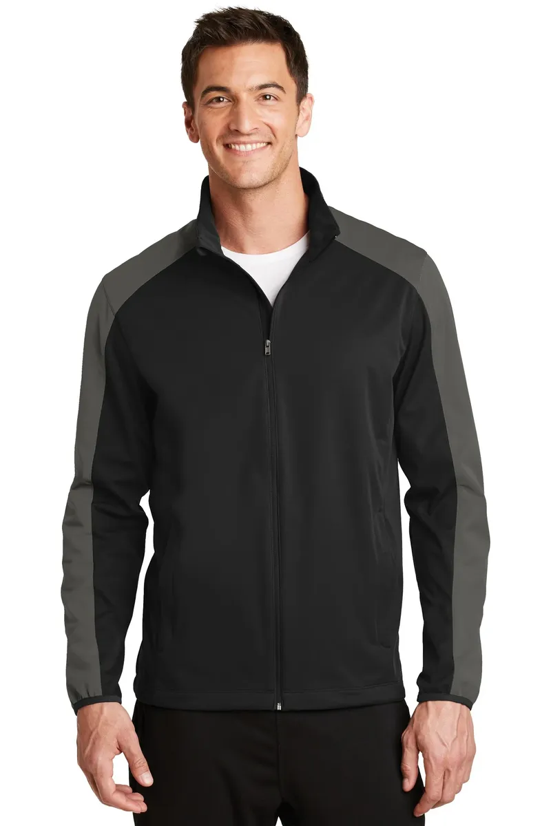 Port Authority® Active Colorblock Soft Shell Jacket. J718 - additional view 3