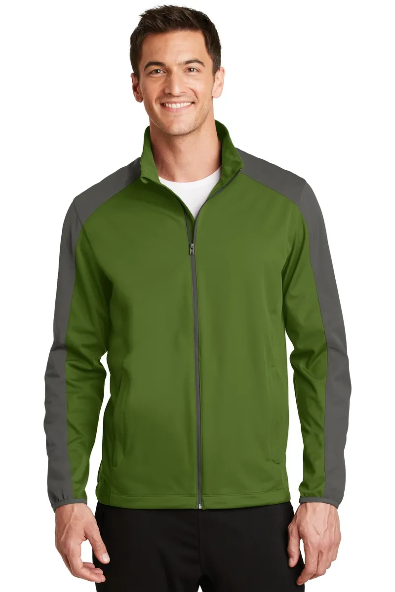 Port Authority® Active Colorblock Soft Shell Jacket. J718 - additional view 1