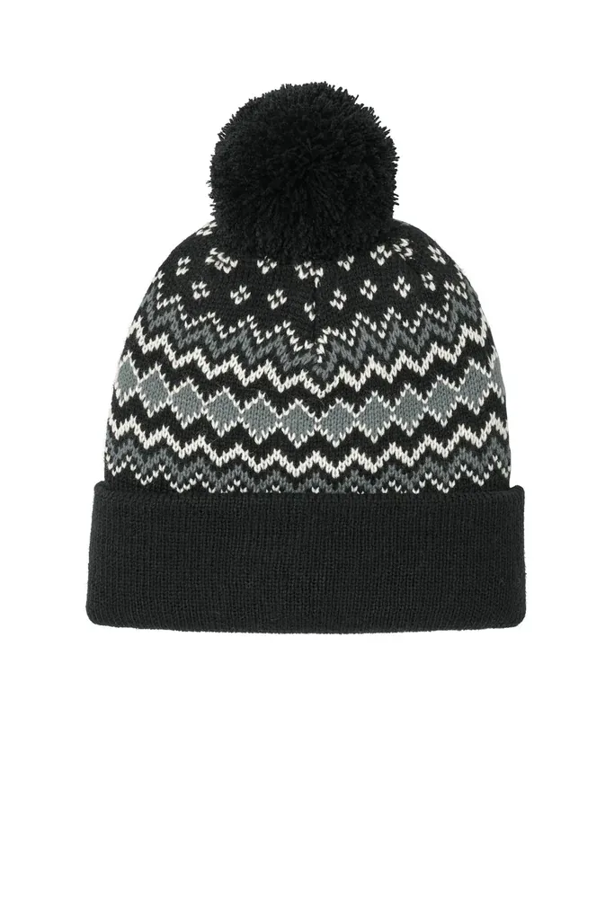 Port Authority® Alpine Pom Beanie C991 - additional view 3