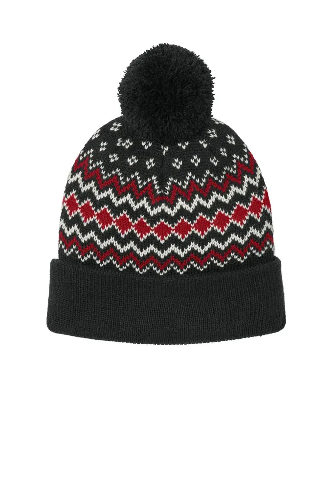 Port Authority® Alpine Pom Beanie C991 - additional view 1