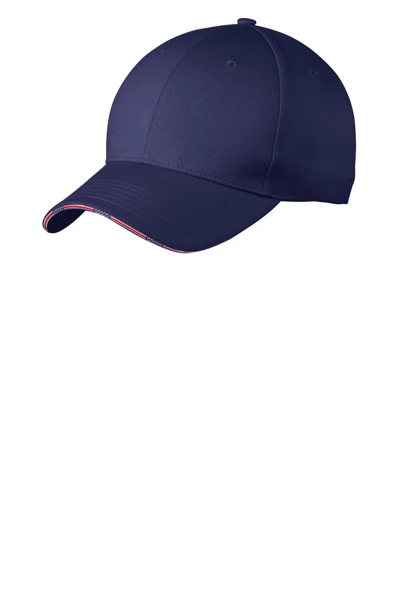 Port Authority® Americana Flag Sandwich Cap. C829 - additional view 1