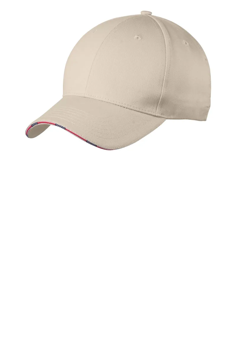 Port Authority® Americana Flag Sandwich Cap. C829 - additional view 2
