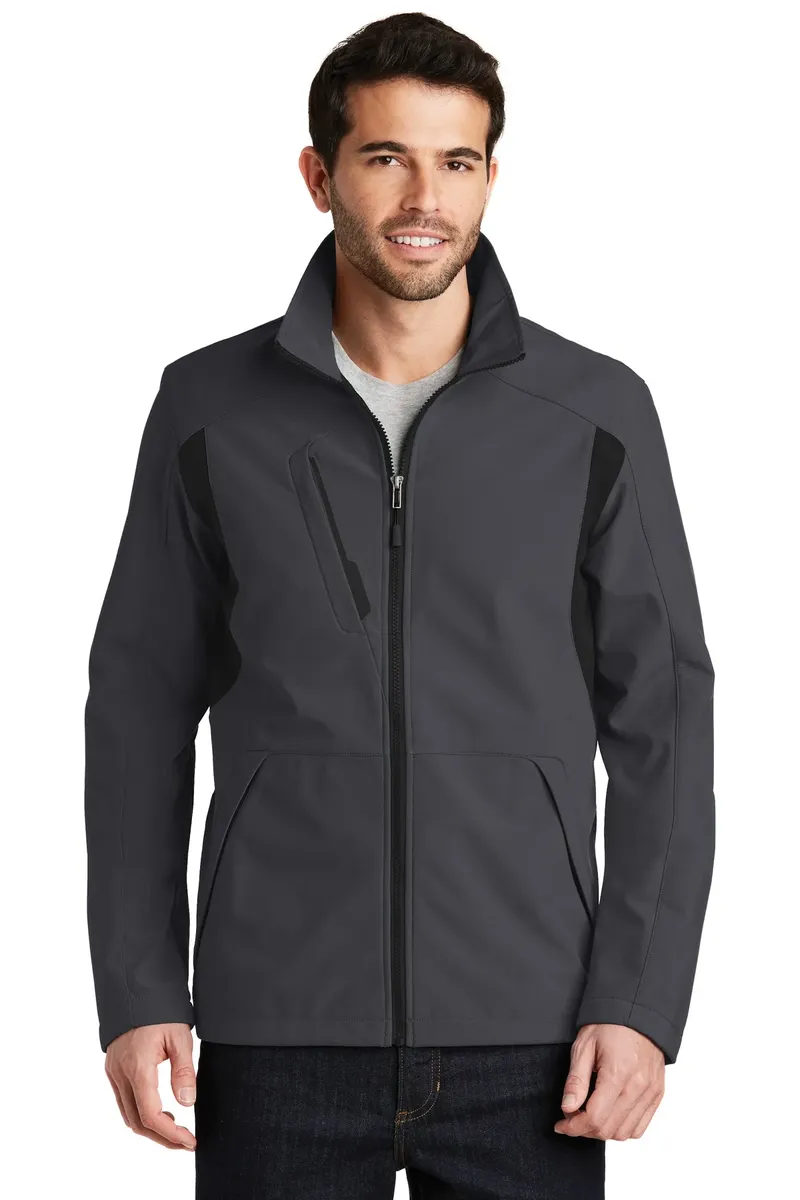 Port Authority® Back-Block Soft Shell Jacket. J336 - additional view 1