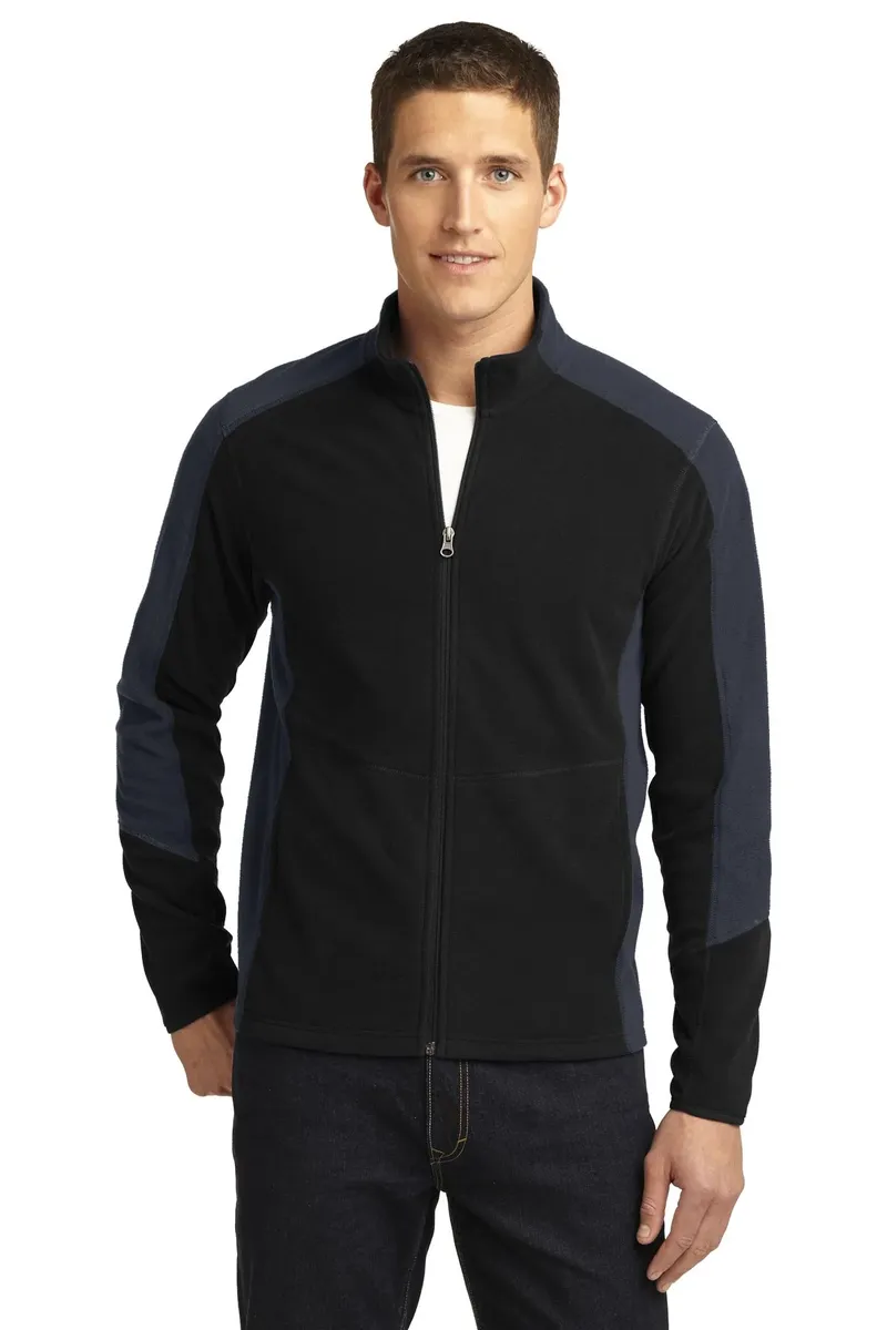 Port Authority® Colorblock Microfleece Jacket. F230 - additional view 2