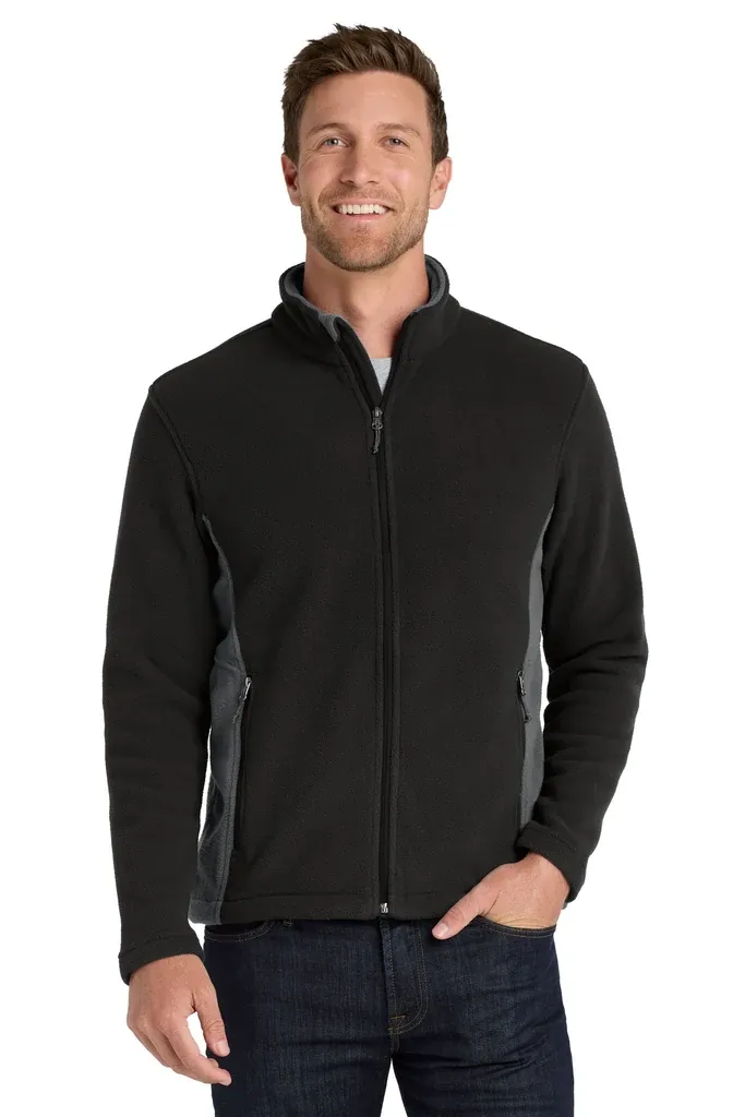 Port Authority® Colorblock Value Fleece Jacket. F216 - additional view 2