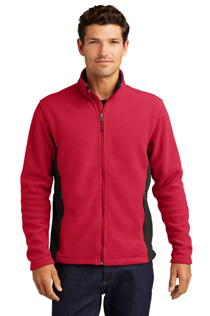 Port Authority® Colorblock Value Fleece Jacket. F216 - additional view 3