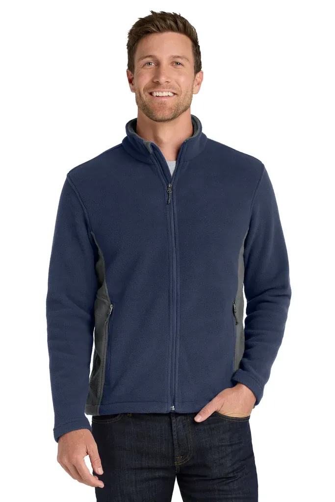 Port Authority® Colorblock Value Fleece Jacket. F216 - additional view 1