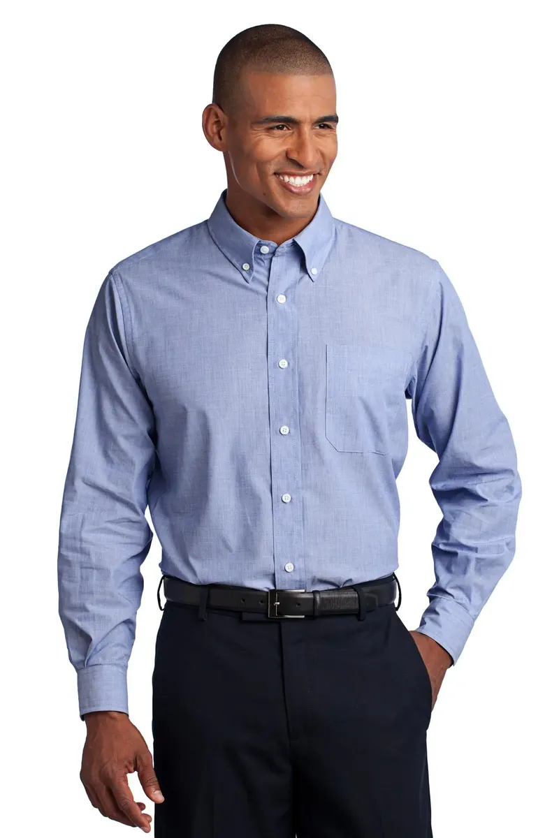 Port Authority® Crosshatch Easy Care Shirt. S640 - additional view 5