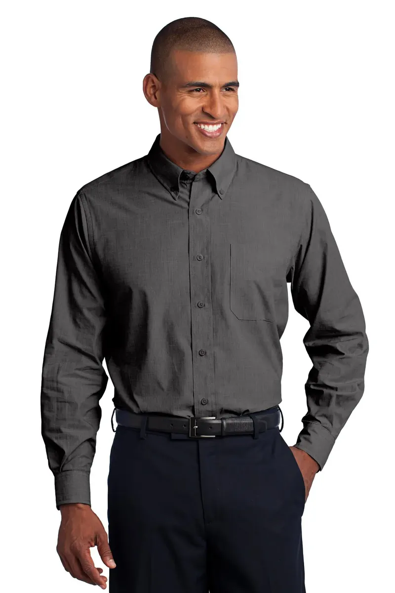 Port Authority® Crosshatch Easy Care Shirt. S640