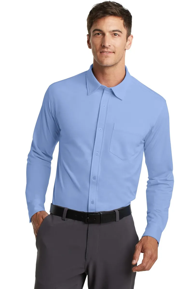 Port Authority® Dimension Knit Dress Shirt. K570 - additional view 4