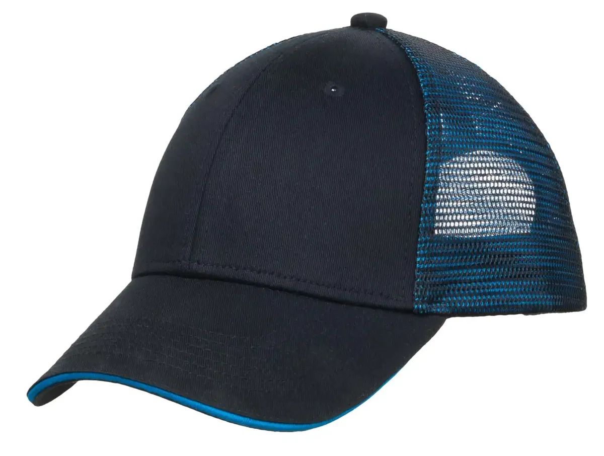 Port Authority® Double Mesh Snapback Sandwich Bill Cap. C818 - additional view 3