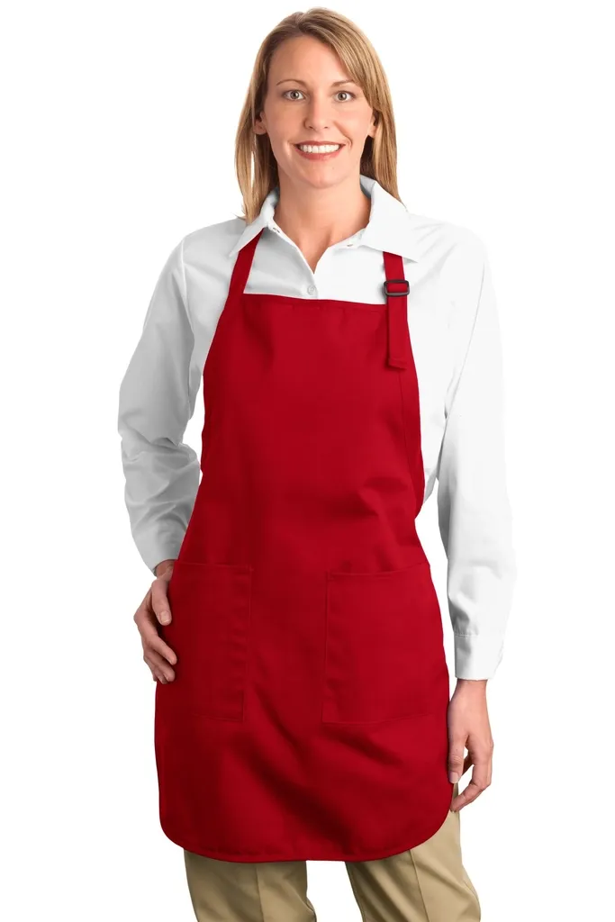 Port Authority® Full-Length Apron with Pockets.  A500 - additional view 2