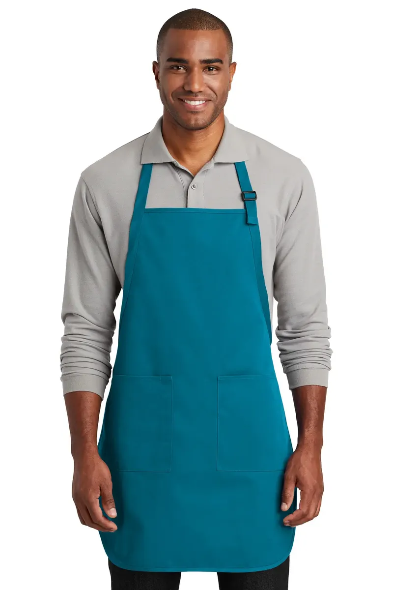 Port Authority ® Full-Length Two-Pocket Bib Apron. A600