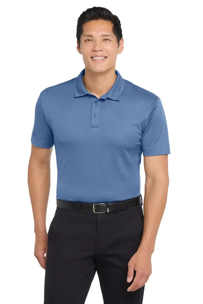 Port Authority ® Heathered Silk Touch  Performance Polo. K542 - additional view 3