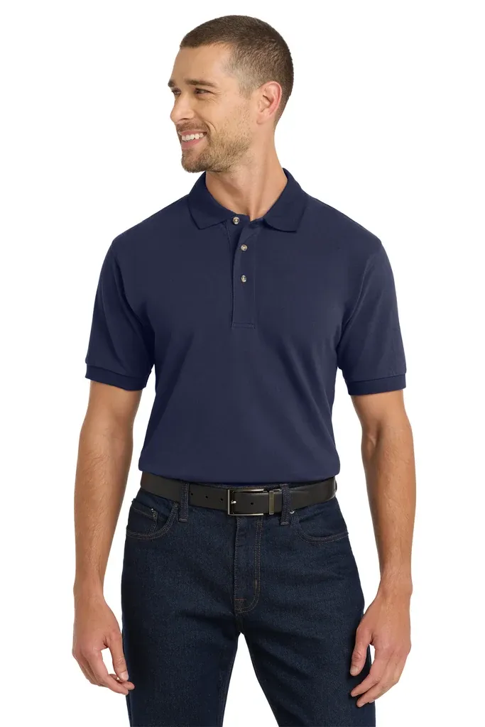 Port Authority® Heavyweight Cotton Pique Polo.  K420 - additional view 5