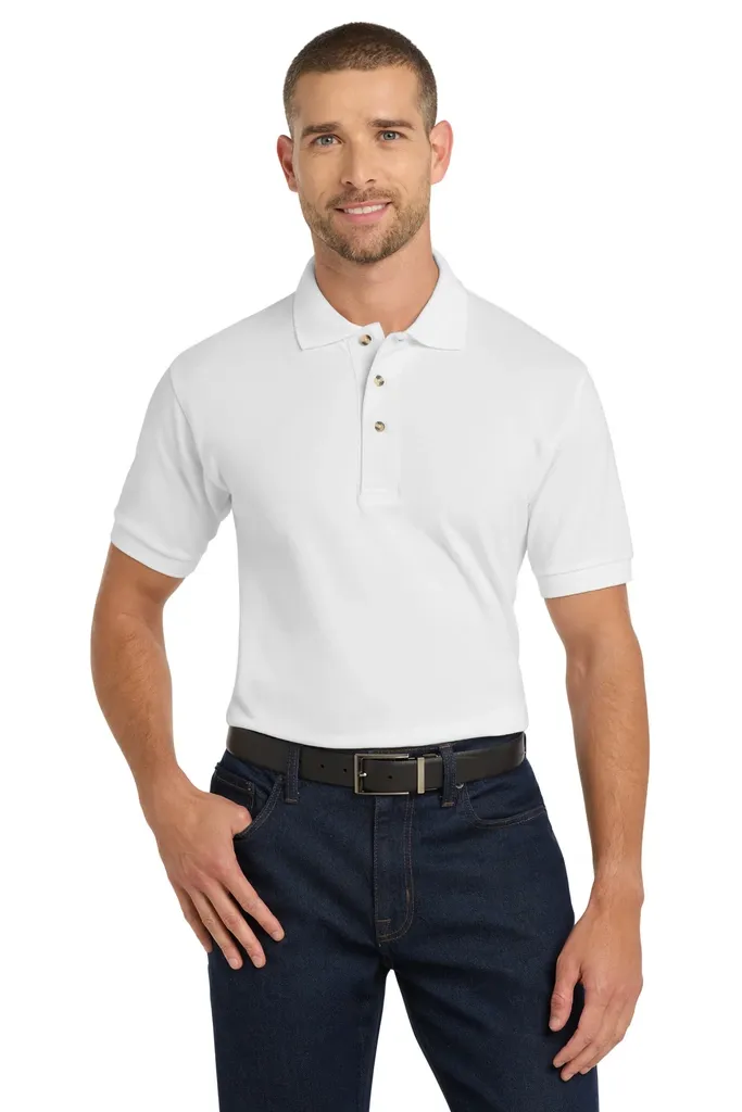 Port Authority® Heavyweight Cotton Pique Polo.  K420 - additional view 7