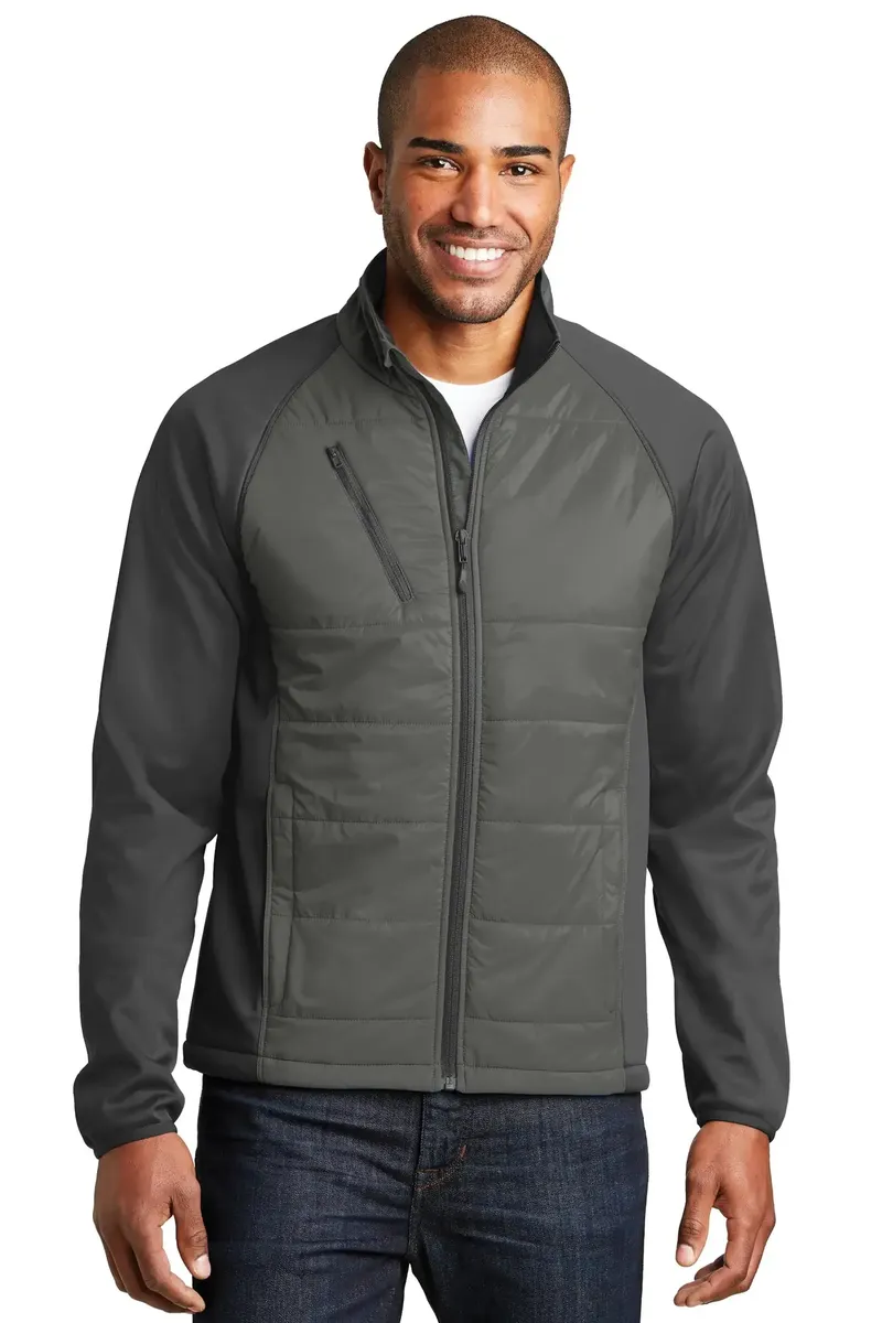 Port Authority® Hybrid Soft Shell Jacket. J787 - additional view 1