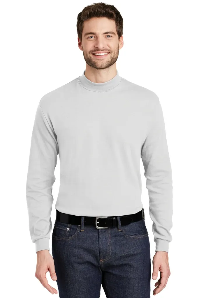 Port Authority® Interlock Knit Mock Turtleneck.  K321 - additional view 3