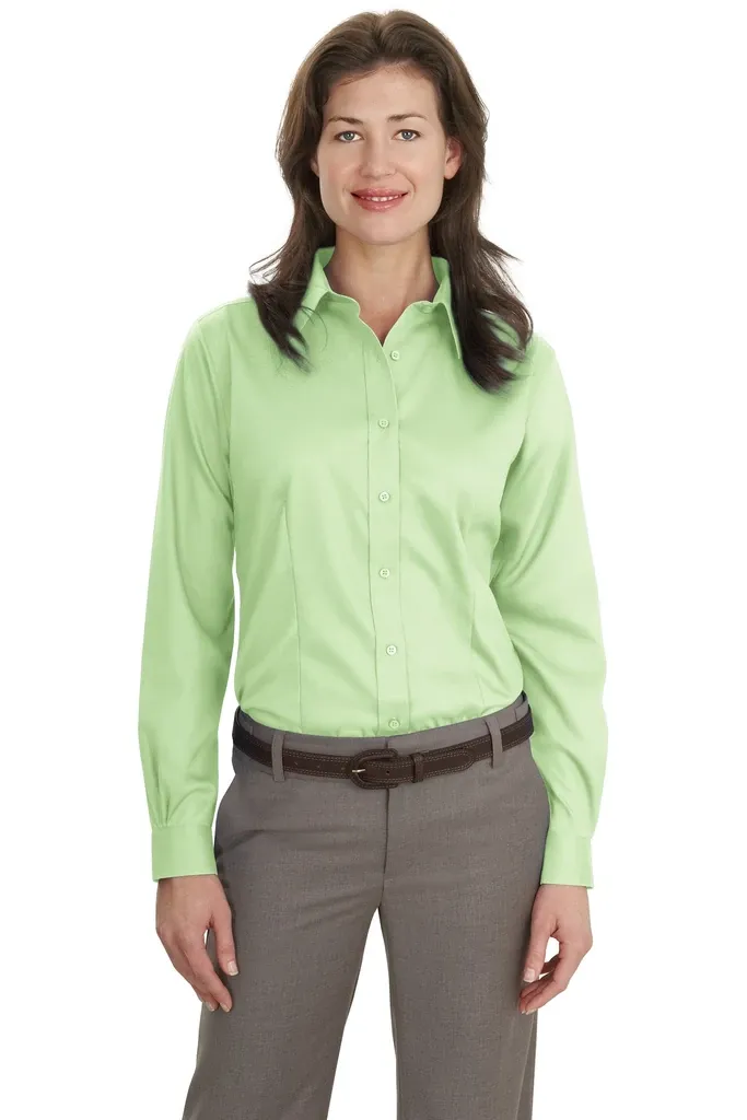 Port Authority® Ladies Non-Iron Twill Shirt.  L638 - additional view 4