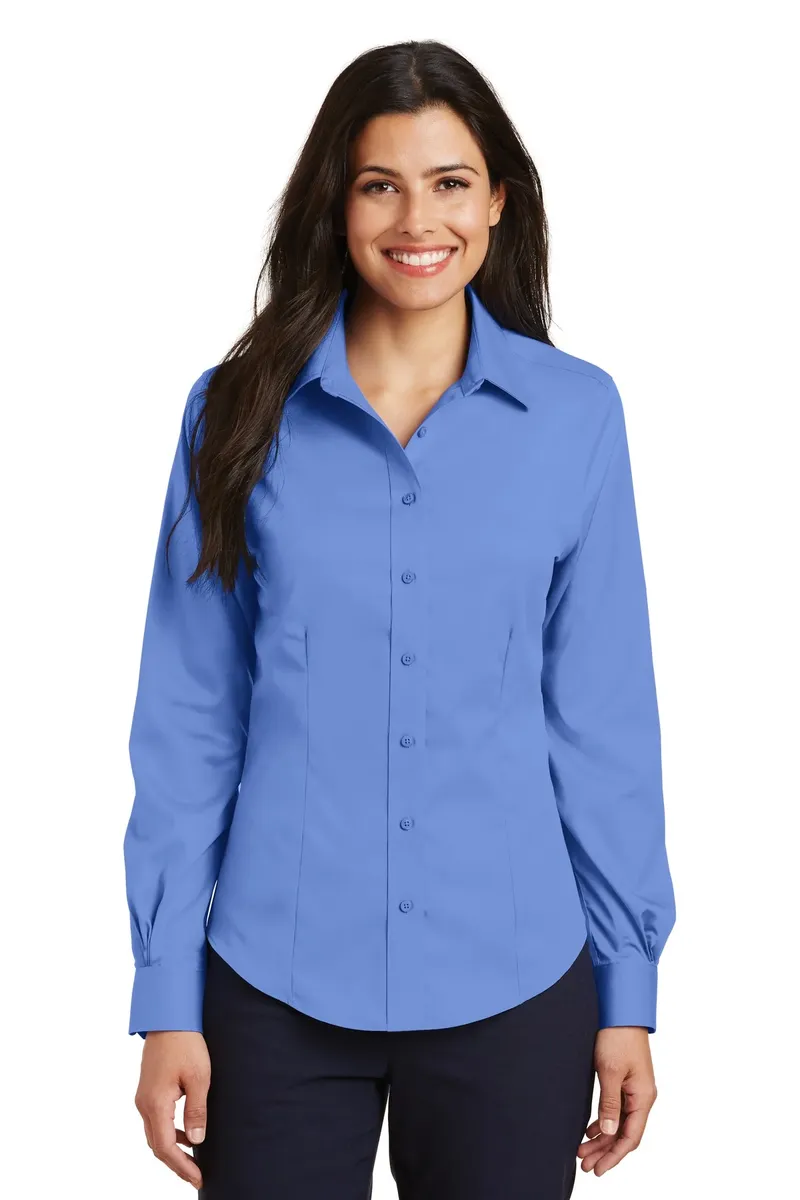 Port Authority® Ladies Non-Iron Twill Shirt. L638