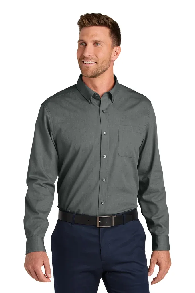 Port Authority® Long Sleeve Nailhead Easy Care Shirt W816 - additional view 4