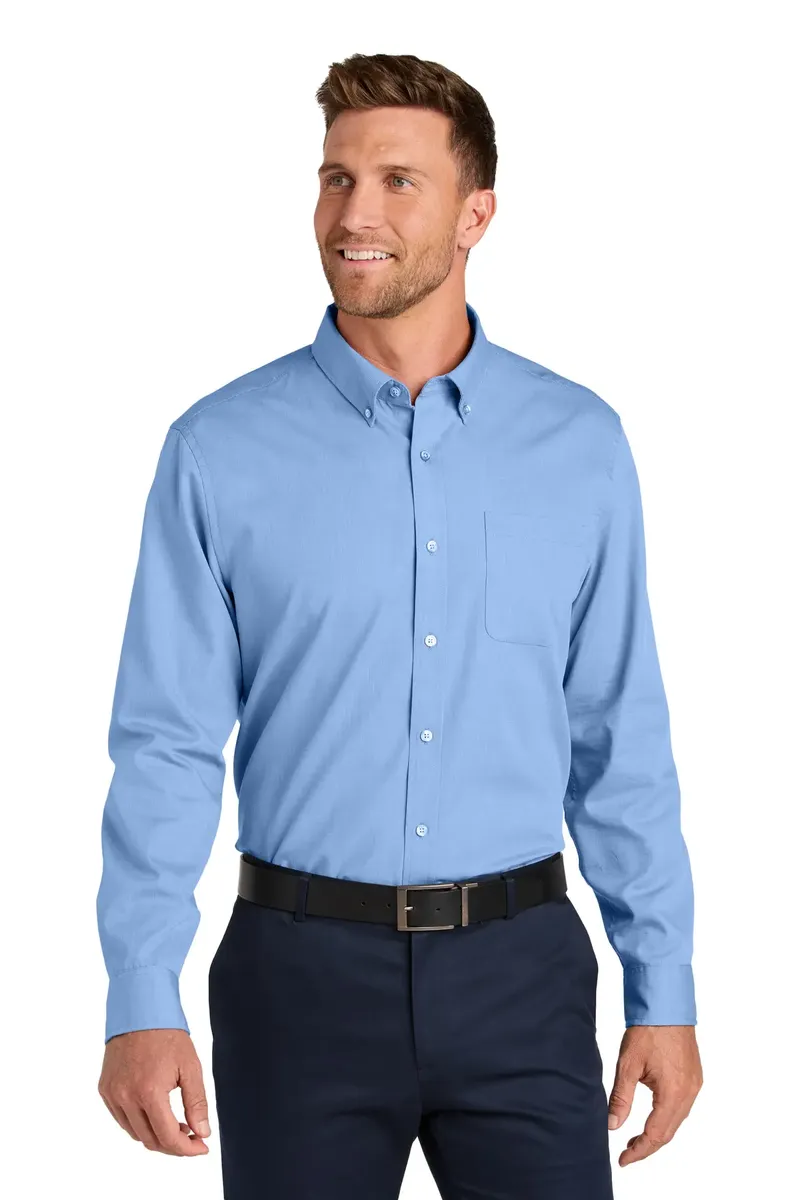 Port Authority® Long Sleeve Nailhead Easy Care Shirt W816 - additional view 3