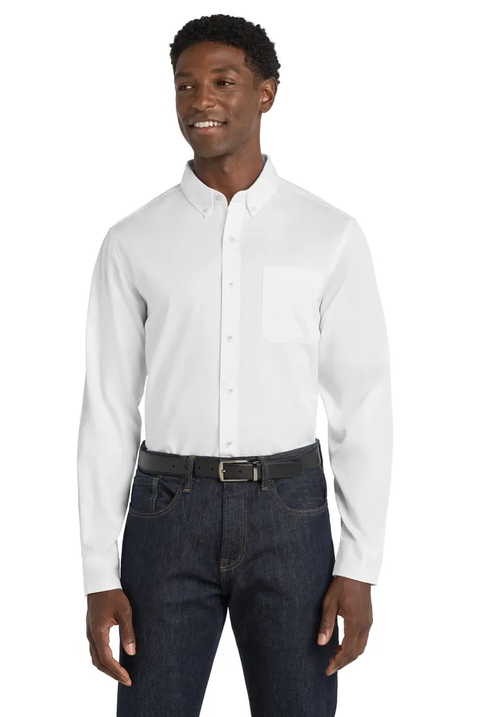 Port Authority® Long Sleeve SuperPro React Twill Shirt. W808 - additional view 10