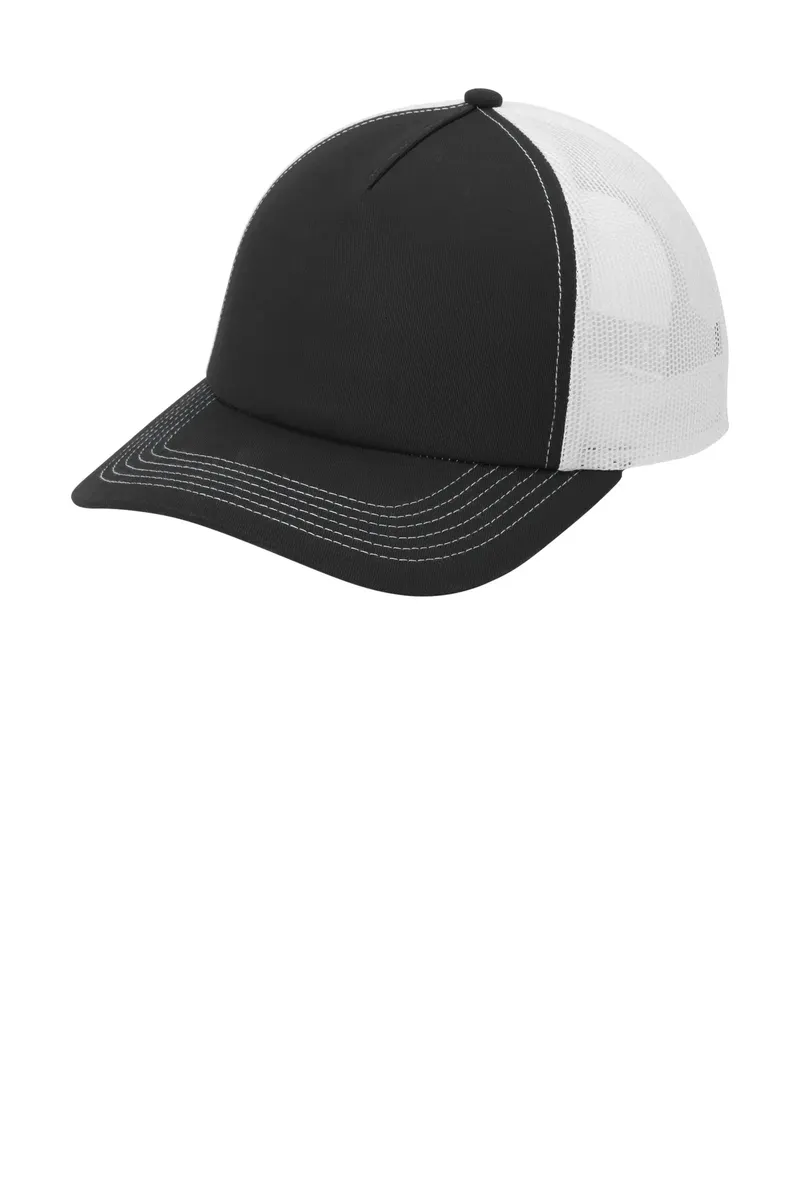 Port Authority® Low-Profile Snapback 5-Panel Trucker Cap C115LP - additional view 4