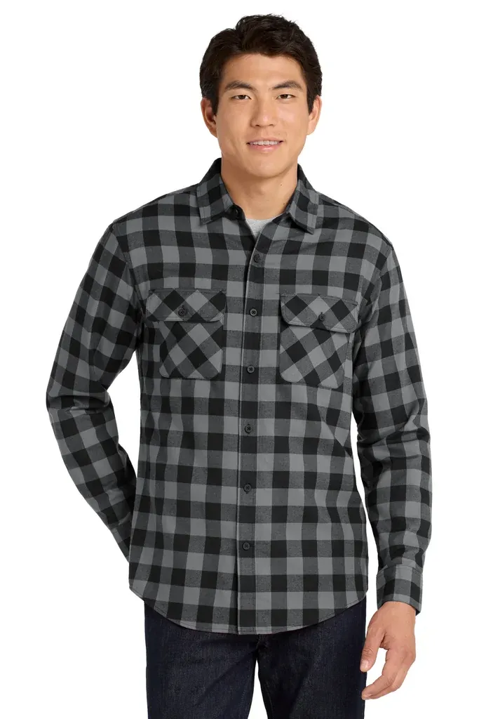 Port Authority® Plaid Flannel Shirt. W668 - additional view 1