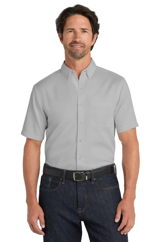 Port Authority® Short Sleeve SuperPro React Twill Shirt. W809 - additional view 2