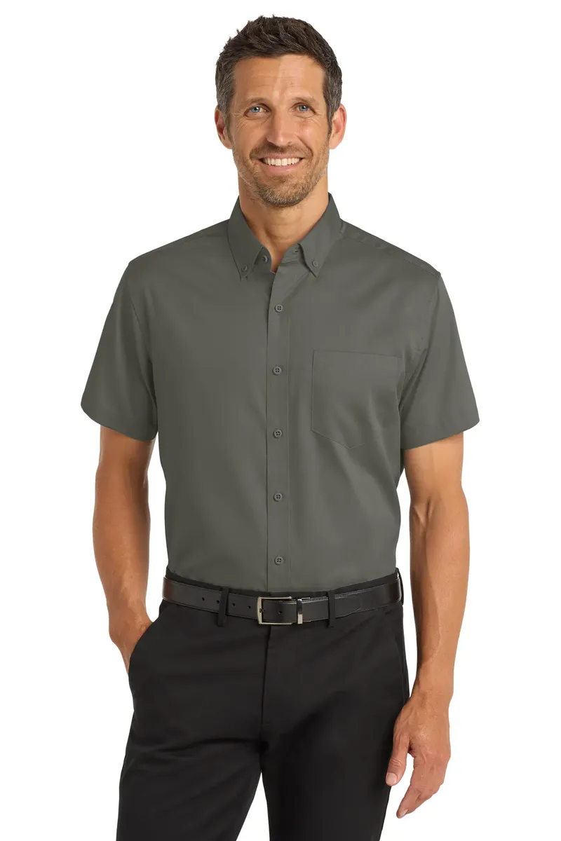 Port Authority® Short Sleeve SuperPro Twill Shirt. S664 - additional view 4
