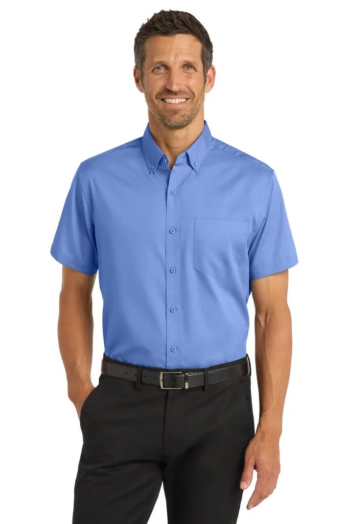 Port Authority® Short Sleeve SuperPro Twill Shirt. S664 - additional view 2