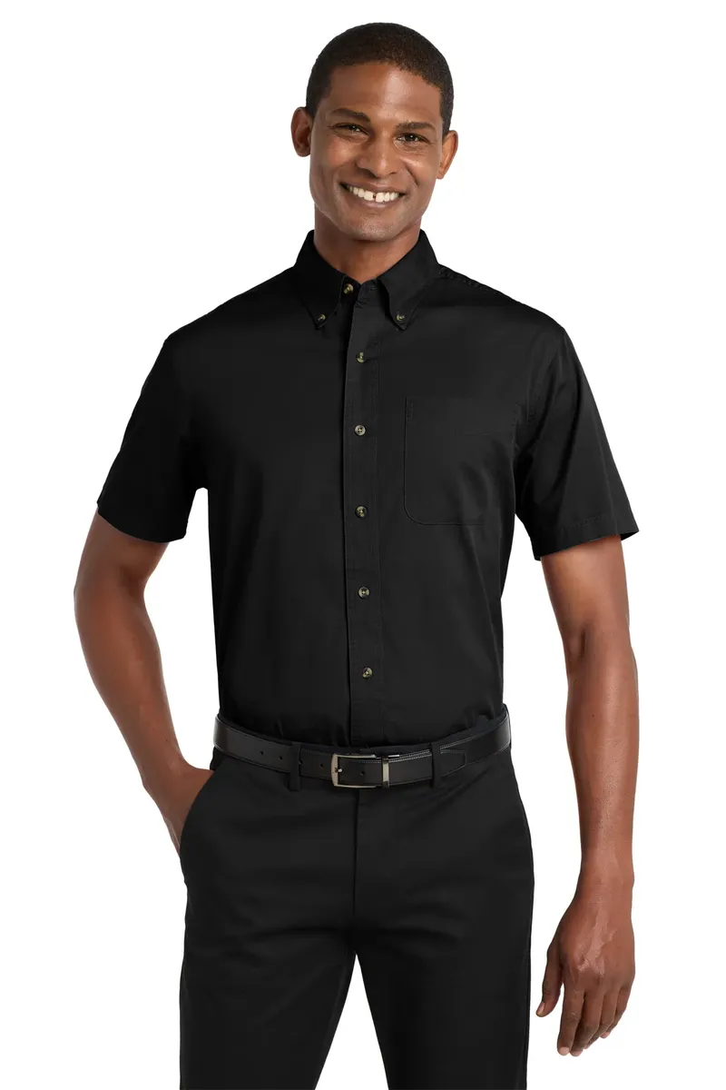Port Authority® Short Sleeve Twill Shirt. S500T - additional view 7