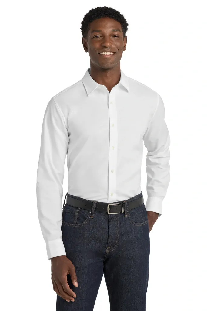Port Authority ® Slim Fit SuperPro  Oxford Shirt. S661 - additional view 1