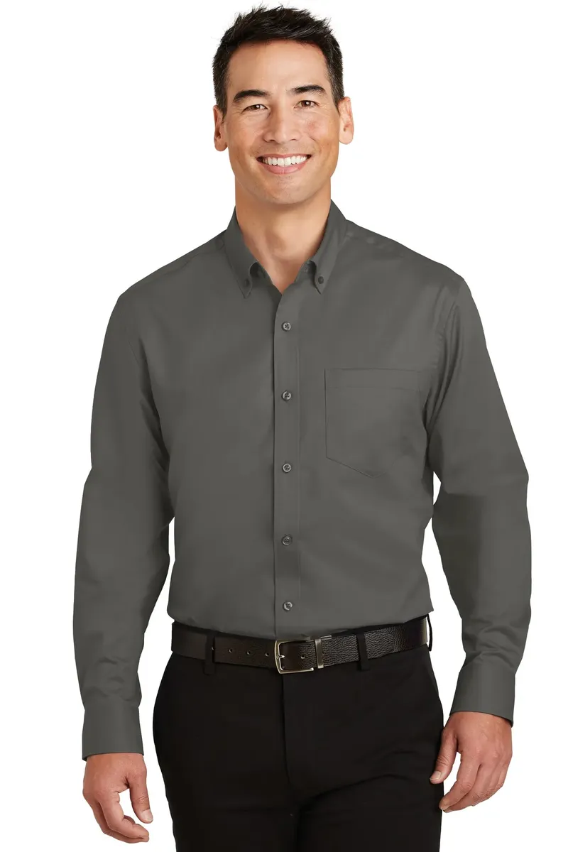 Port Authority® Tall SuperPro Twill Shirt. TS663 - additional view 2