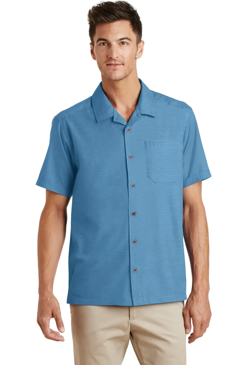 Port Authority® Textured Camp Shirt. S662 - additional view 1